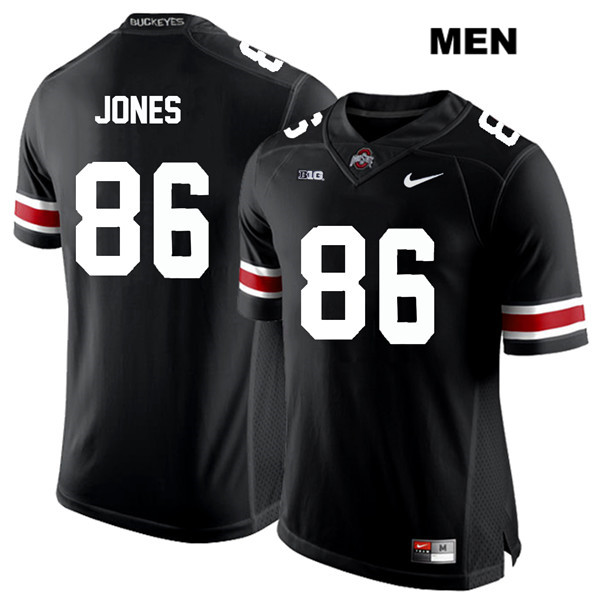 Ohio State Buckeyes Men's Dre'Mont Jones #86 White Number Black Authentic Nike College NCAA Stitched Football Jersey MW19T35DF